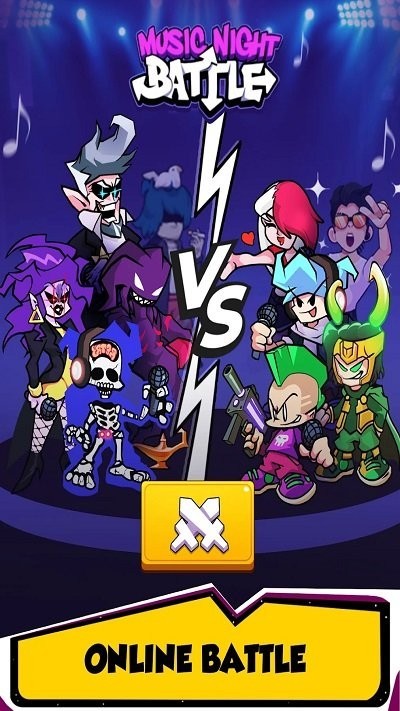 最新巴黎人官方大战游戏下载-最新巴黎人官方大战最新版(Mu.sic Night Battle)下载 v1.2.8 安卓版游戏画面1